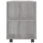 vidaXL Meuble TV sonoma gris 102x34 5x43 cm bois d'ingénierie