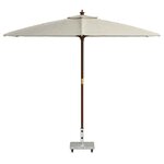 vidaXL Pied de parasol Gris 45 x 45 x 43 cm Granite et Acier