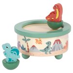Boîte à musique Dino en bois
