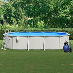 vidaXL Piscine avec pompe filtrante à sable et échelle 610x360x120 cm