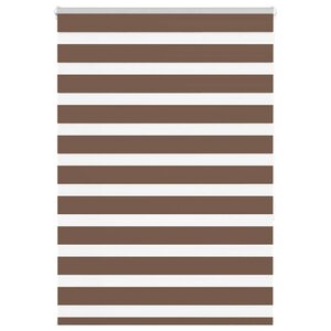 vidaXL Store zèbre marron 110x150cm largeur du tissu 105 9cm polyester