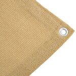 vidaXL Tapis de tente sable 250x400 cm PEHD