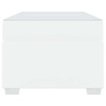 vidaXL Cadre de lit Blanc 100 x 200 cm Faux cuir