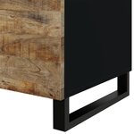 vidaXL Table basse 80x50x40 cm Bois de manguier solide et d'ingénierie