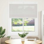 vidaXL Store plissé gris clair 115x100cm largeur du tissu 114 4cm