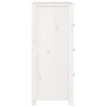 vidaXL Buffet blanc 70x35x80 cm bois massif de pin