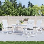 vidaXL Coussins de chaise de jardin lot de 4 anthracite 40x40x3 cm