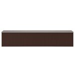 vidaXL Abri de jardin Marron 257x990x181 cm Acier galvanisé