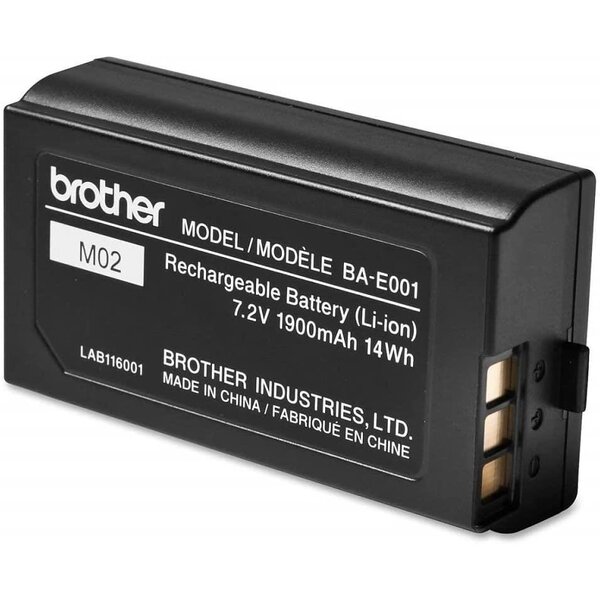 Batterie rechargeable Li-On pour P-Touch 18 et 24mm BAE001 BROTHER