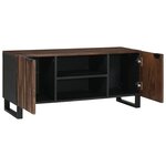 vidaXL Meuble TV   105 x 33 5 x 46 cm  fait en bois de mangue massif.