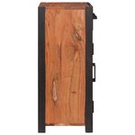 vidaXL Buffet 2 Pièces Marron 110 x 30 x 75 cm Bois d'acacia massif
