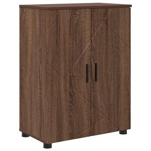 vidaXL Cabinet de salle de bain Chêne marron 60 x 35 x 80 cm