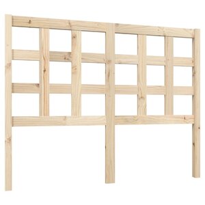 vidaXL Tête de lit 125 5x4x100 cm Bois massif de pin