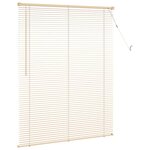 vidaXL Store Vénitien Marron clair avec motif 150 x 110 cm PVC