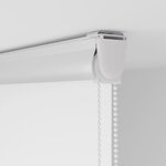vidaXL Store enrouleur de douche avec cassette largeur du tissu 56 cm