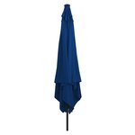 vidaXL Parasol de jardin Azur 295 x 295 x 245 cm Polyester  Acier