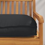 vidaXL Coussin pour assise / dossier de palette Noir 120 x 50 x 12 cm