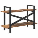 vidaXL Étagère Bois Ancien 100 x 33 5 x 64 cm Bois d'ingénierie