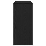 vidaXL Table console Chêne noir 100 x 35 x 76.5 cm Bois d'ingénierie