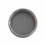 10 boîtes métalliques à couvercle transparent 5 3 x 2 5 cm