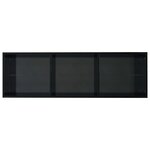 Vidaxl bibliothèque/meuble tv noir brillant 36x30x114 cm aggloméré