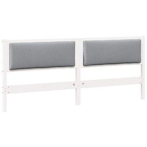 vidaXL Tête de lit Autre Blanc 180 cm Bois massif en pin
