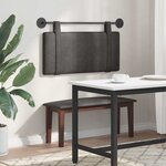 vidaXL Tête de lit suspendue Noir PU antique