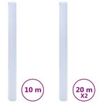 vidaXL Films pour fenêtre 3 Pièces statique dépoli gris PVC