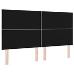 vidaXL Tête de lit avec tête de lit Gris clair 180 cm Velours