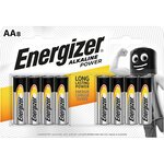 Blister de 8 Piles Alcaline Power LR6 AA ENERGIZER