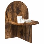 vidaXL Table de chevet Chêne Fumé 48 x 49 x 65 cm Bois d’ingénierie