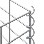 vidaXL Lits surélevés en gabion 4 Pièces 30x30x50/100/150/200 cm Fer