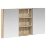 vidaXL Ensemble de Meubles de Salle de Bain 3 Pièces 90 x 10 5 x 50 cm