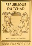 Pièce de monnaie en Or 3000 Francs g 0.031 (1/1000 oz) Millésime 2024 Gold Gift CLEOPATRA 1/1000