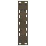 vidaXL Pieds de table basse en acier naturel  2 pièces  38 x (42-43) cm