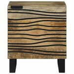 vidaXL Cabinet de chevet 2 Pièces Marron 40 x 33 x 46 cm