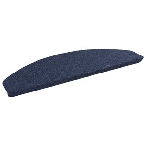 vidaXL Tapis d'escalier auto-adhésifs 15 pc 80 x 28 x 3 5 cm Bleu