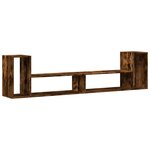 vidaXL Meubles TV 2 Pièces chêne fumé 100x30x50 cm bois d'ingénierie