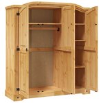 vidaXL Garde-robe avec 3 portes Gamme Corona pin mexicain