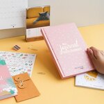 Journal de gratitude Mes petits bonheurs - F16071-Rose framboise - Draeger