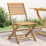 vidaXL Chaises pliables de jardin lot de 2 bois massif d'acacia