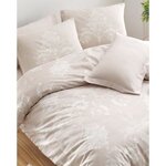 Parure de lit - housse de couette 220 x 240 + 2 taies d'oreiller 60 x 60  65  coton- Vison