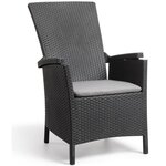 Keter Chaise inclinable de jardin Vermont Graphite 238452