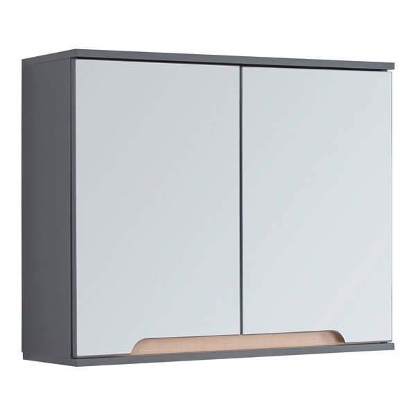 Armoire murale avec miroir 50 x 60 x 20 cm MDF 03_0006355