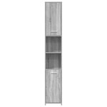 vidaXL Armoire de bain Sonoma gris 30x30x183 5 cm Bois d'ingénierie
