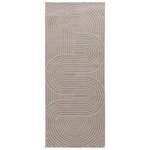 vidaXL Tapis de surface HUARTE Beige 150 x 80 cm Polyester