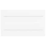 vidaXL Armoire d'évier Blanc 80x38 5x48 cm Bois d’ingénierie