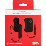 Manette - UNDER CONTROL - iiCon avec Dragonnes - Noire - Switch