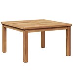 vidaXL Table basse Marron 60 x 60 x 36 cm Bois de teck solide
