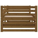 vidaXL Lit coulissant Marron miel 2x(90x190) cm Bois de pin massif